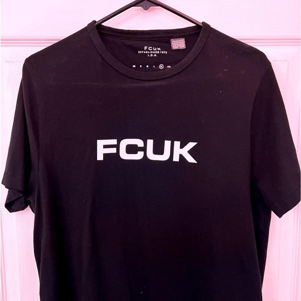 FCUK XL UNISEX T-SHIRT EUC